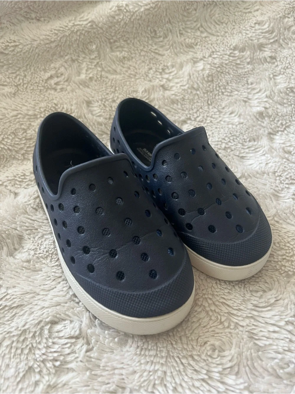 Old Navy Dark Blue Perforated Slip-On water shoes